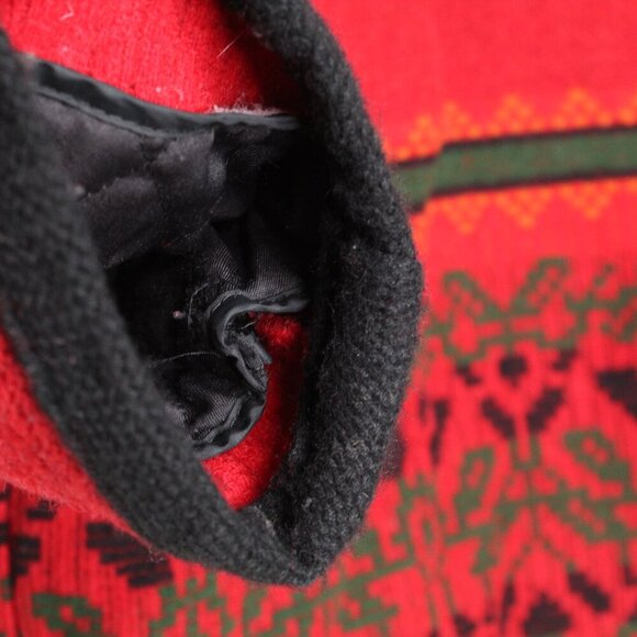 Vintage Woolrich Wool Knitted Southwestern Blanket Hooded Jacket - Picture 16 of 16